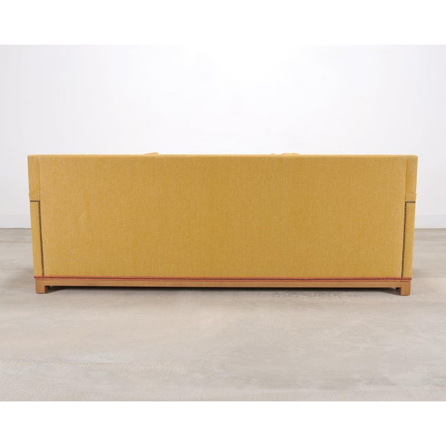 Holly Hunt for Studio H George v Sofa in Goldenrod Fabric For Sale - Image 18 of 18