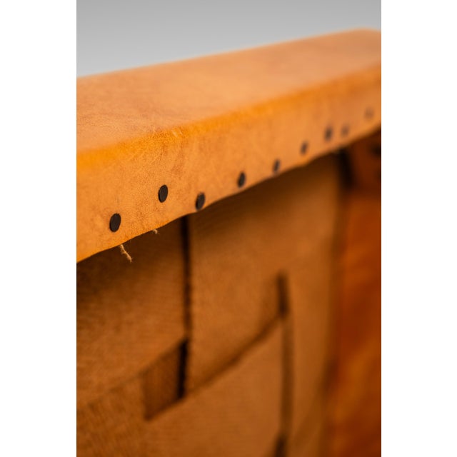 Rare MCM Single Dining / Desk Chair in Solid Teak & Original Leather Upholstery Attributed to Yngve Ekström for Gemla Diö, Sweden, C. 1950s For Sale - Image 18 of 18