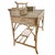 Mid-Century Hollywood Regency Bamboo & Rattan Pagoda Writing Desk and Chair Set - 2 Piece For Sale - Image 4 of 11