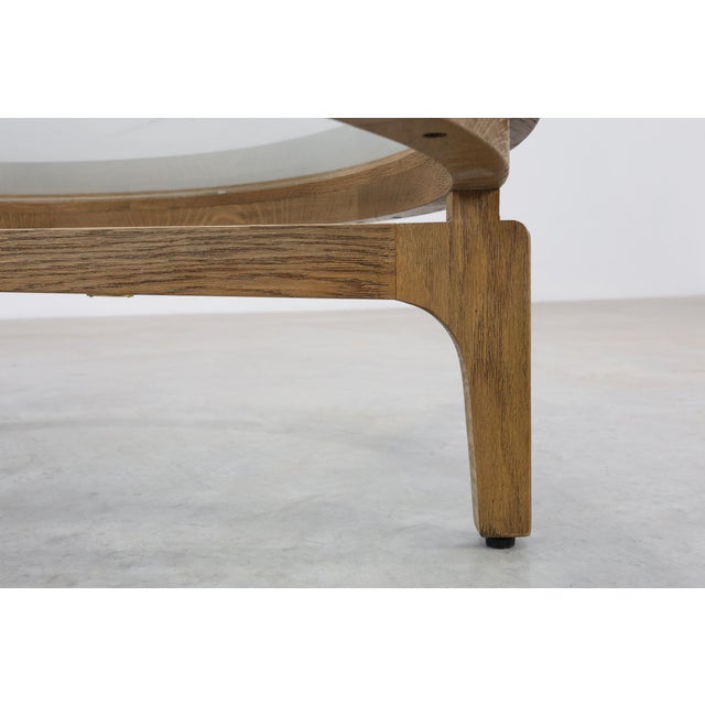 1990s Modern Table in Ceder Wood and Glass, Italy, Late 20th Century For Sale - Image 5 of 13