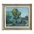 Mid-Century Modern 'The Path Beyond' Swedish Original Figurative Landscape Oil Painting, Framed For Sale