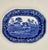 Antique Copeland Spode Tower Blue & White Transferware Platter, 17 Inch, Circa 1903 For Sale - Image 9 of 18