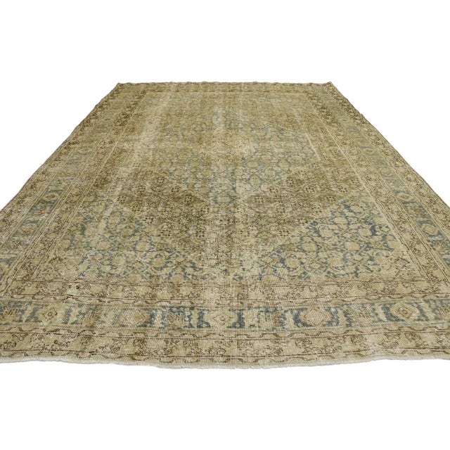 Antique Persian Tabriz Rug, 07'04 X 10'01 For Sale In Dallas - Image 6 of 11