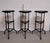 Antique Industrial Vitek Adjustable Stools Set of Three. All are signed underneath the seat. They are adjustable from...