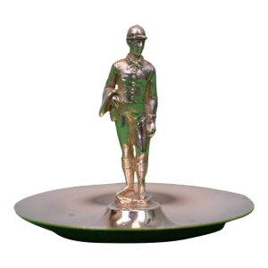 Mid 20th Century Tiffany & Co. Sterling Silver Jockey Ashtray/ Dish