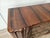 1940s Art Deco Walnut Chest of Drawers with 4 Drawers and Brass Handles, 1940s For Sale - Image 5 of 18