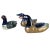 This is a set brass covered ceramic duck figurines from the amazing artists from Mexico. The duck figurines feature a...