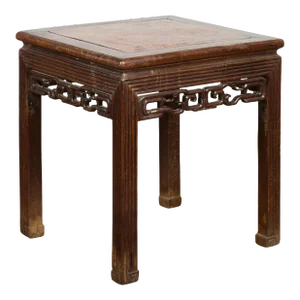 Antique Chinese Square Side Table