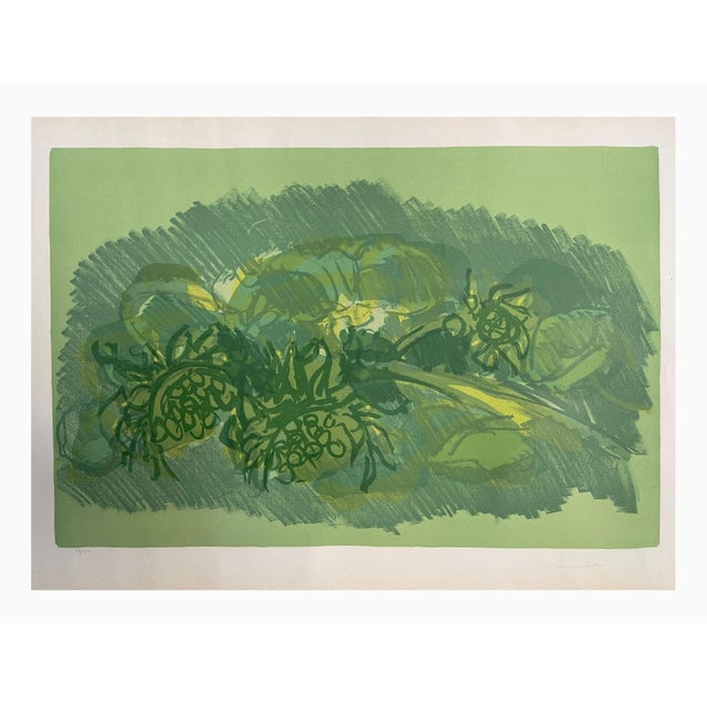 Ennio Morlotti, Sunflowers, 1975, Lithograph For Sale - Image 7 of 7