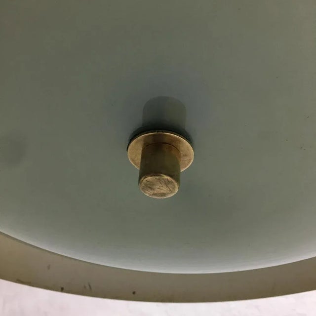 Large Pendant Lamp with Glass Shade, Italy, 1950s For Sale - Image 4 of 10