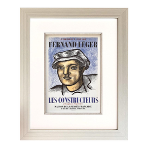 Leger Lithograph 32 Les Constructeurs Art in Posters 1959 Framed