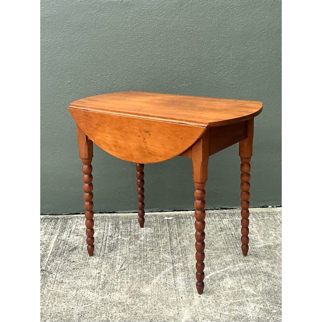 Vintage Traditional Bobbin Side Table For Sale - Image 12 of 12