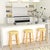 Evoking images of sidewalk tables in the Cote d'Azur, counter stools like this will give your kitchen or patio the casual...