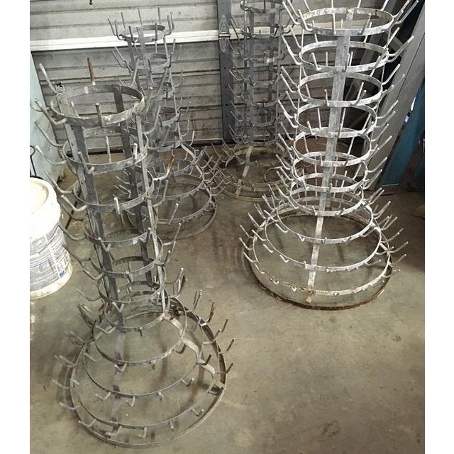 Gray Wine Cellar Accessory Bottle Drying Rack 1970 For Sale - Image 8 of 9