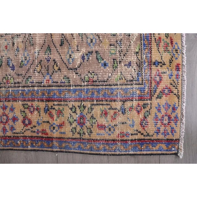 Handmade Turkish Rug For Sale - Image 6 of 17