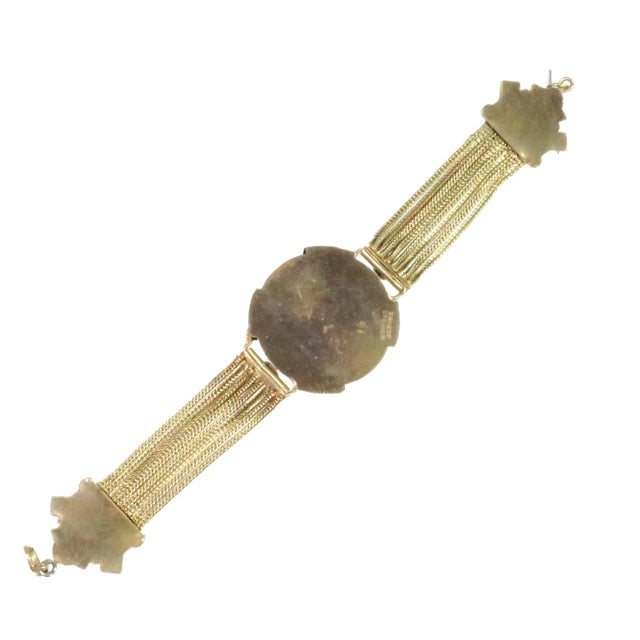 Vintage Rare Designer E. Steiner Etruscan Bracelet 1940s For Sale In Orlando - Image 6 of 7