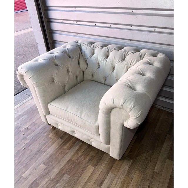 Traditional Restoration Hardware Kensington Chair For Sale - Image 3 of 9