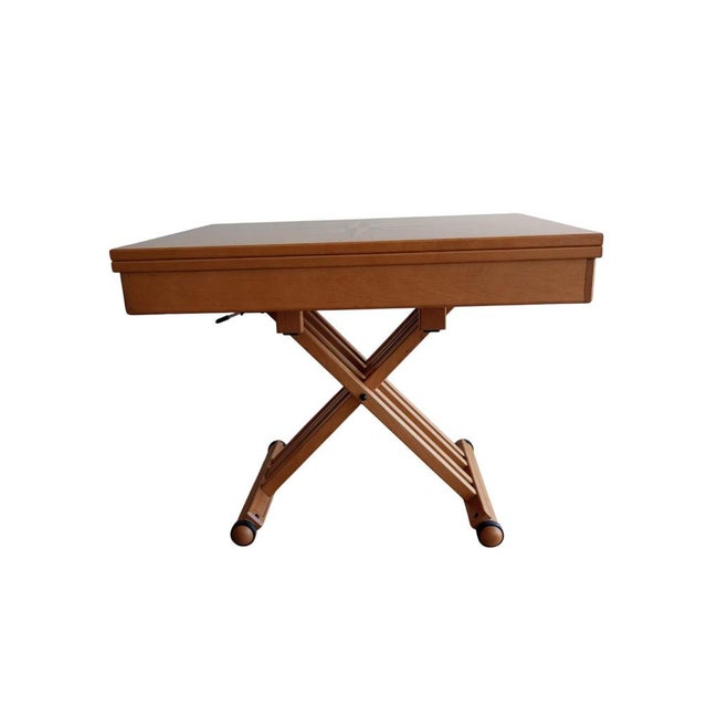 Vintage Italian Extendable Coffee Table in Walnut, 2000s For Sale - Image 12 of 13