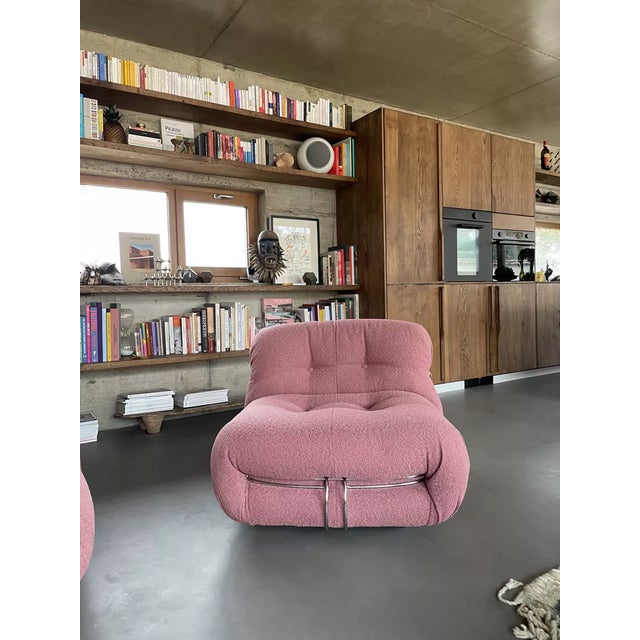 Superb armchair "soriana" designed by afra and tobia scarpa in 1969, for cassina. We no longer present this iconic model,...