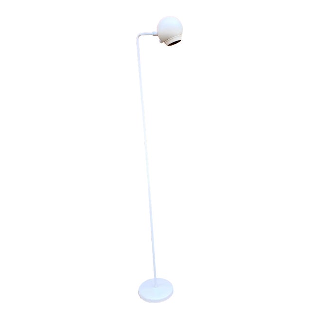 Robert Sonneman for George Kovacs Eyeball Floor Lamp in White Finish C 1970's For Sale