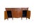 1950s Vintage c.1950's Drexel Flame Mahogany Serpentine Breakfront Buffet Credenza (D. 821-11 Wal) For Sale - Image 5 of 12