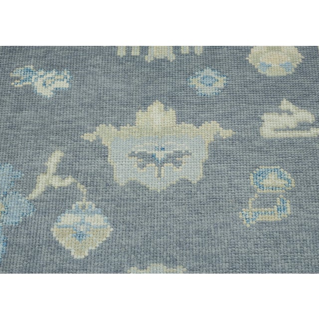 Turkish Oushak Rug 3'10" x 6'1" #17012 For Sale In Houston - Image 6 of 8