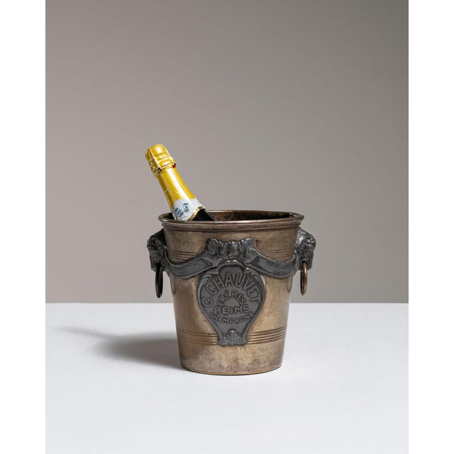 Early 20th Century Early 20th Century France Silver Ice Bucket For Sale - Image 5 of 15