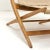 Beige Vintage Folding Chair by Johan Hagen for I. Christiansen, 1958 For Sale - Image 8 of 9