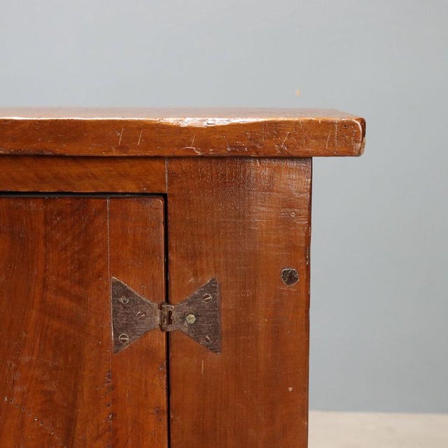 19th Century Walnut Credenza with Floral Engraving, Italy For Sale - Image 5 of 11