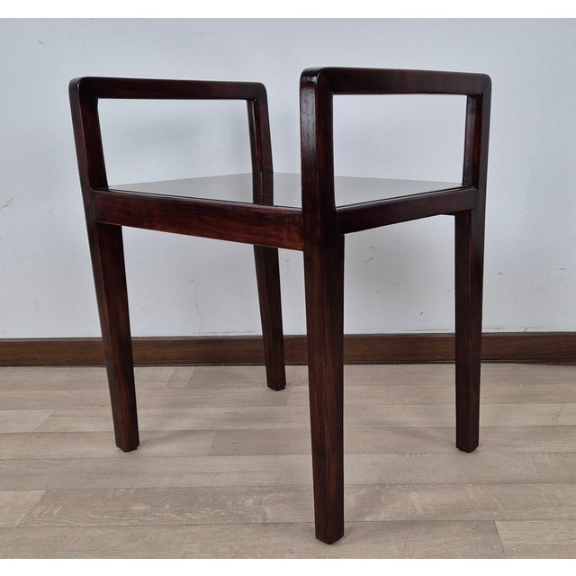 Minimalist Art Deco Vanity Nightstand, 1940s For Sale - Image 3 of 16