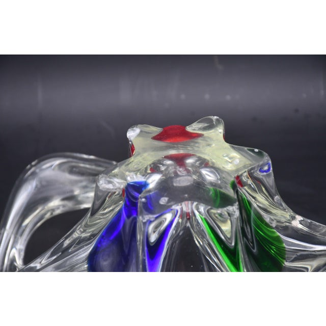 Midcentury Murano Glass Vase, 1970s For Sale - Image 10 of 12