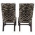 Traditional Ralph Lauren High Back Tiger Dining Accent Chairs, Pair For Sale - Image 3 of 12