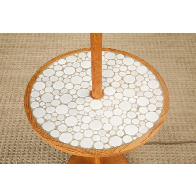 Gordon & Jane Martz 1960s Gordon & Jane Martz for Marshall Studios Ceramic Tile Table Floor Lamp For Sale - Image 4 of 16