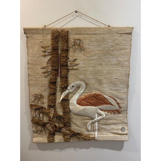 Wool and Silk Tapestry, 1970s For Sale - Image 10 of 10