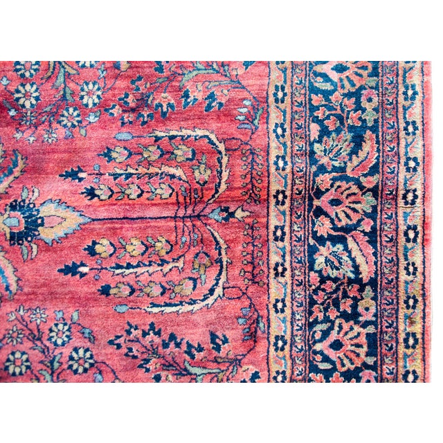 Early 20th Century Persian Sarouk Mohajeran Rug For Sale - Image 10 of 14