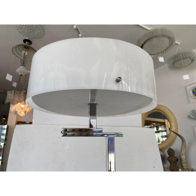 Mid 20th Century Adjustable Floor Lamp Nessen Lighting Attrib For Sale - Image 5 of 13