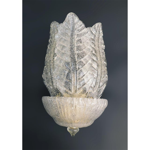 1960s Graniglia Leaves Sconce For Sale - Image 4 of 11