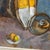 20th Century Oil on Board European School Still Life Impressionist Style Composition Framed For Sale - Image 9 of 11
