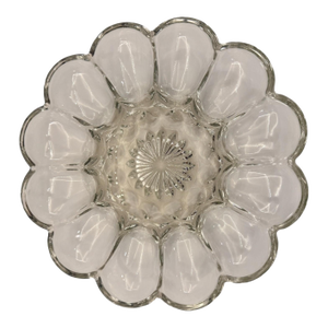 Mid 20th Century Anchor Hocking Attributed Deviled Egg Plate