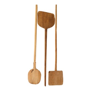 Vintage Carved French Peel/Pizza Oven Boards Set/3 For Sale