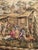French Aubusson Style Jacquard Tapestry with Villagers Celebration Decor, 1980s For Sale - Image 6 of 18