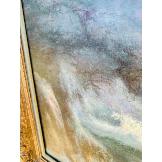 Framed E. Eres Oil on Canvas For Sale In Charleston - Image 6 of 11