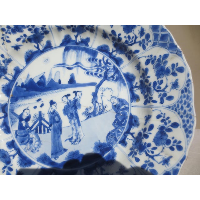 Chinese Blue and White Plate, Late Kangxi Circa 1700 For Sale - Image 13 of 13