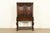 Berkey & Gay Antique English Jacobean Carved Walnut and Burl Wood Bar Cabinet, Circa 1920s For Sale - Image 16 of 16