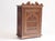 Small Antique Dutch Art Nouveau Folk Art Carved Wood Apothecary Cabinet, 1920s For Sale - Image 9 of 9