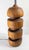 Mid 20th Century Mid-Century Modern Sculptural Architectural Turned Walnut Table Lamp For Sale In New York - Image 6 of 10
