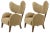 Set of Honey Raf Simons Vidar 3 Smoked Oak My Own Lounge Chairs by Lassen For Sale