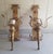 Metal Vintage Vintage Neoclassical Gothic Wrought Iron Gilt Wall Sconces - Set 2 Pair For Sale - Image 7 of 7