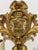 French Rococo Giltwood Armorial Two-Light Wall Sconces, 19th Century For Sale - Image 9 of 9