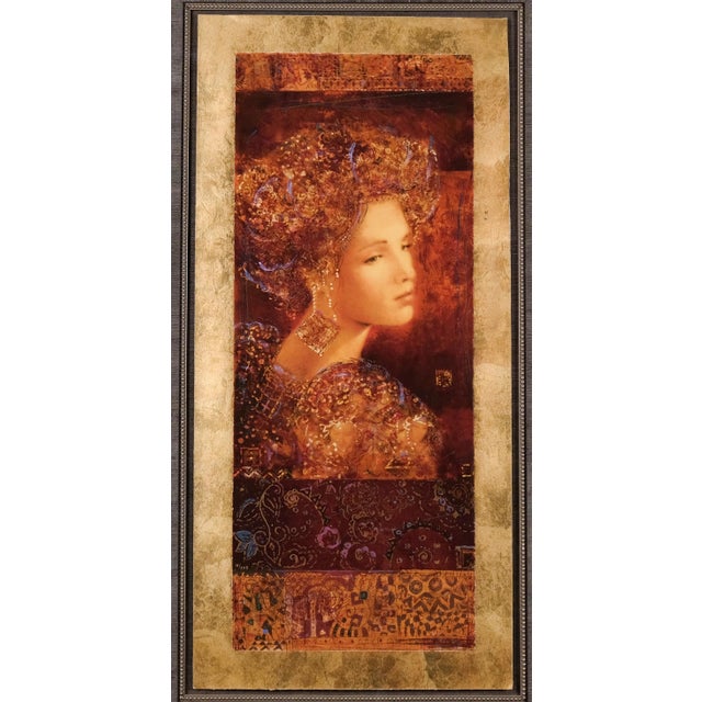 Excellent Condition Print Near Excellent Frame 2000 Release Csaba Markus "Constantina" Artist Hand Signed & Embellished...